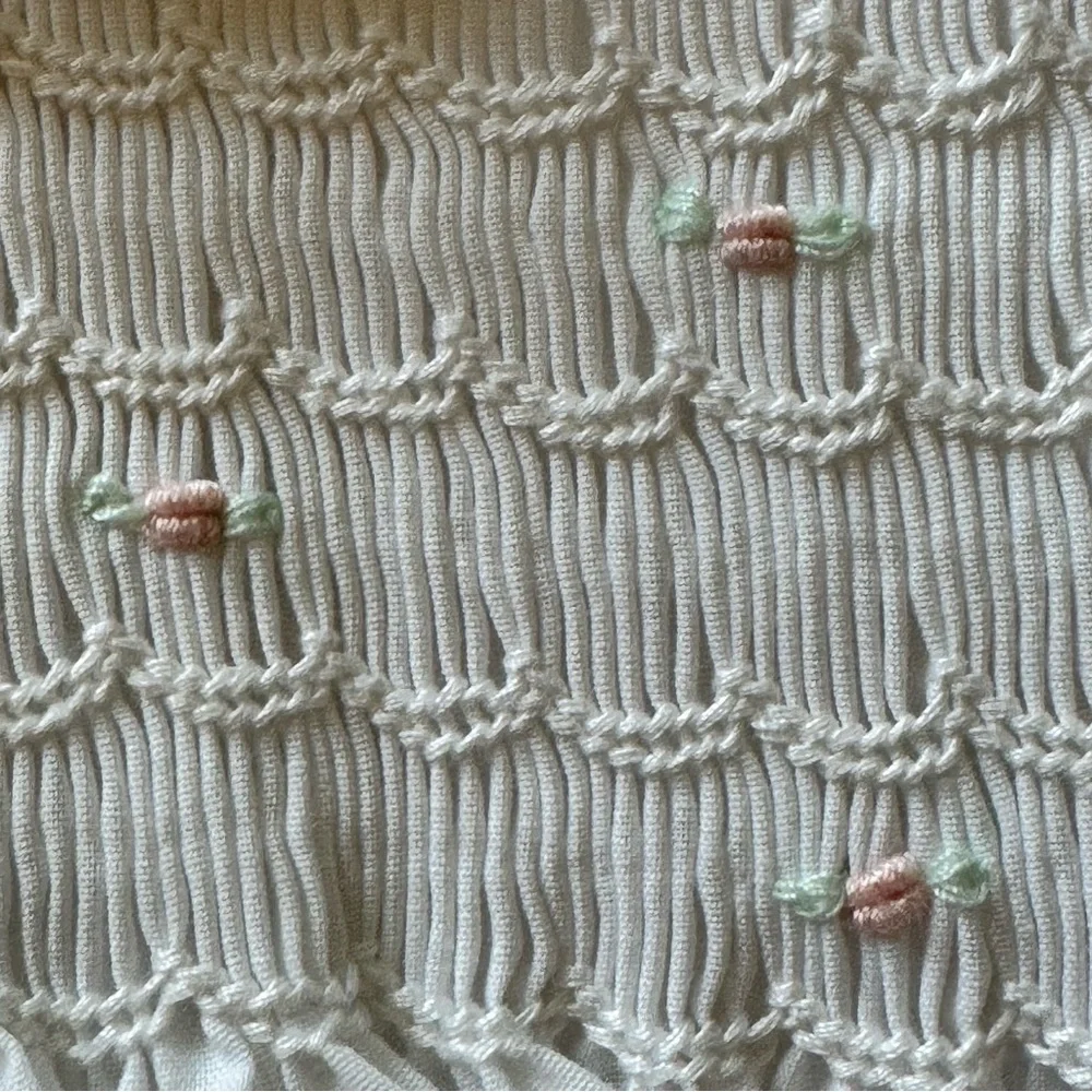 NWT Petit Ami White Embroidered Baby Dress Peter Pan Lace Trim Collar Bloomers